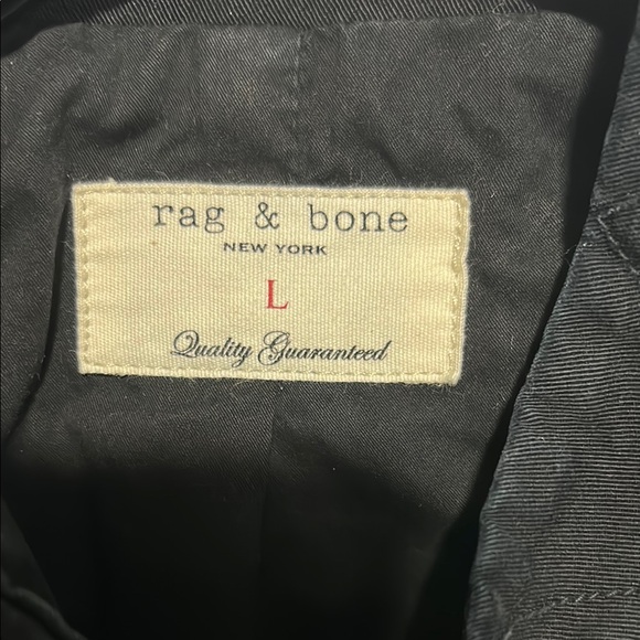 Rag & Bone Black Lightweight Shirt Jacket - Picture 2 of 8
